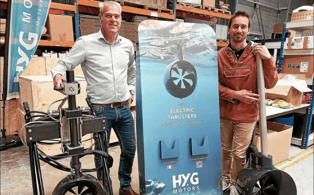 Les deux cofondateurs de Hy Génération, Guénaël Roux (à gauche) et Rémi Champeaux.