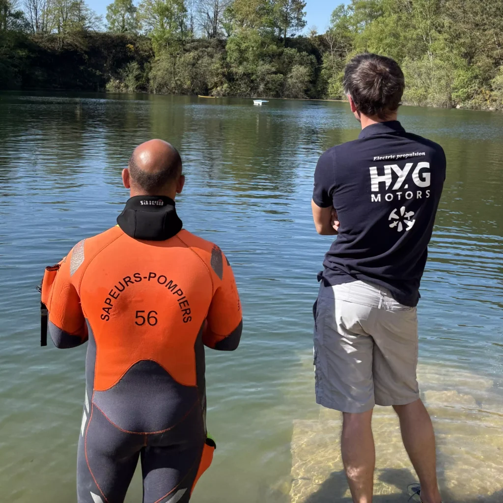 Innovation nautique : Hy.G motors accompagne le SDIS 56
